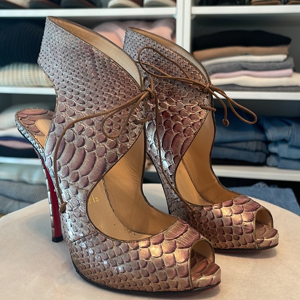 Christian Louboutin Python Heels - Picture 11 of 13